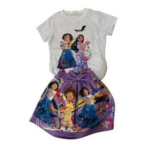 Encanto Girl’s Outfit – Skirt & Top – Preloved – Size 120 (fits US Girls Size 5)